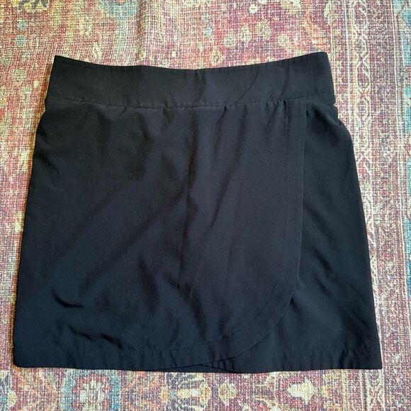 Jockey Medium Black Women's Skirt Skort with shorts tulip hem - Picture 1 of 8